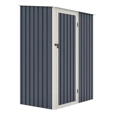 Abri de Jardin en Métal 1.3m² JOY Gris anthracite