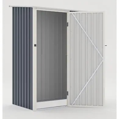 Abri de Jardin en Métal 1.3m² JOY Gris anthracite