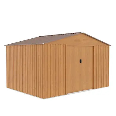 Abri de Jardin Métal Imitation Bois 8,93 m²