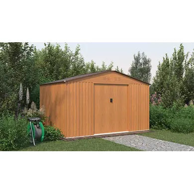Abri de Jardin Métal Imitation Bois 8,93 m²