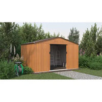 Abri de Jardin Métal Imitation Bois 8,93 m²