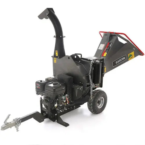 Broyeur de branches thermique tractable Blackstone BSFC 1600 BSE Moteur à essence B&S-Neuf Lomibois