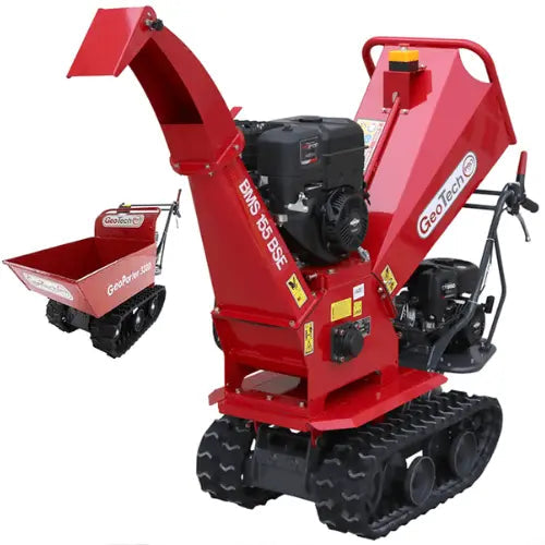 Broyeur autotracté sur chenilles - brouette motorisée GeoTech-Pro BMS155 BS - Moteur B&S XR2100 - Neuf Lomibois