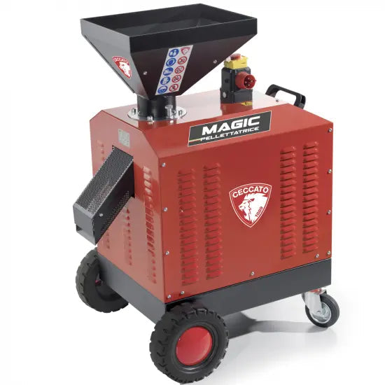 Presse à pellet Triphasé 7,5 CV Ceccato Olindo - fabrication de pellet pour le chauffage-Neuf Lomibois