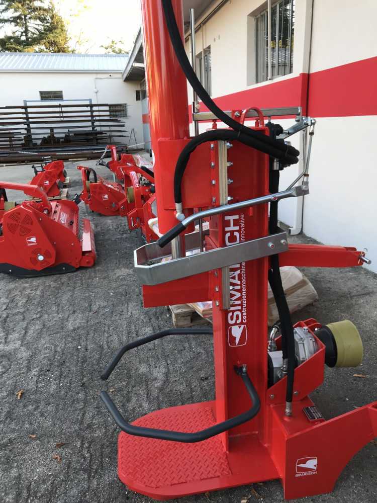Fendeuse verticale à tracteur 35 T Simatech course 800 hydraulique avec retour automatique-Neuf Lomibois