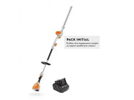 TAILLE HAIES PERCHE STIHL HLA 56 PACK INITIAL AVEC AK 20 + AL 101 Lomibois