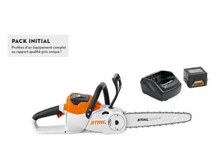 TRONÇONNEUSE STIHL MSA 140 C-B PACK INITIAL AVEC AK 30 + AL 101 Lomibois