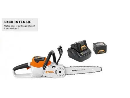 TRONÇONNEUSE STIHL MSA 140 C-B PACK INTENSIF AVEC 2 X AK 30 + AL 101 Lomibois